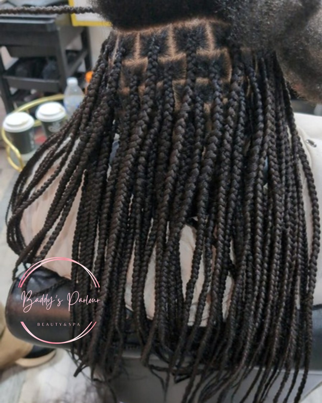 Box braids at Baddy's Parlour Bolton