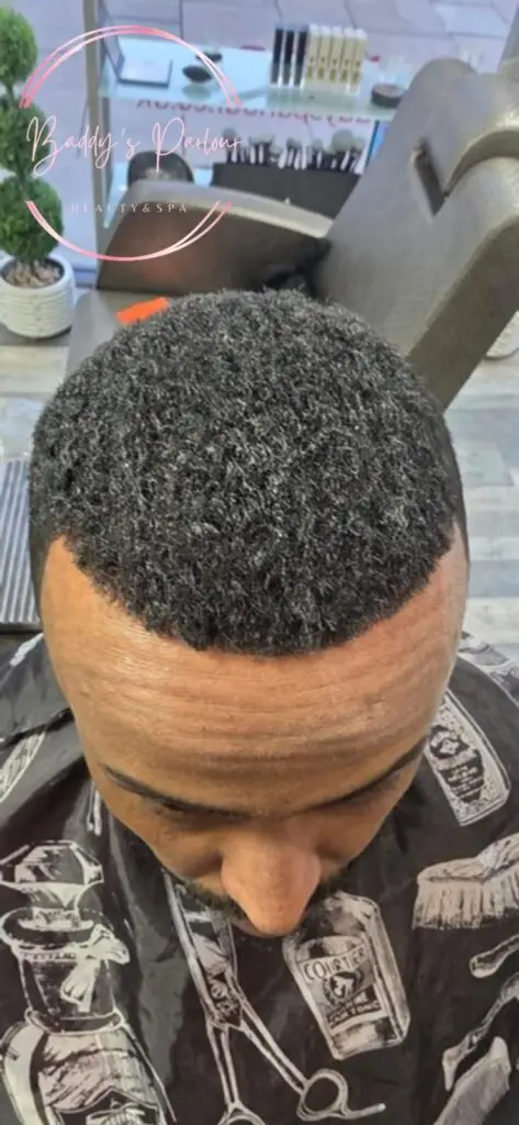 Fresh afro cut and shape-up at Baddy's Parlour, Bolton