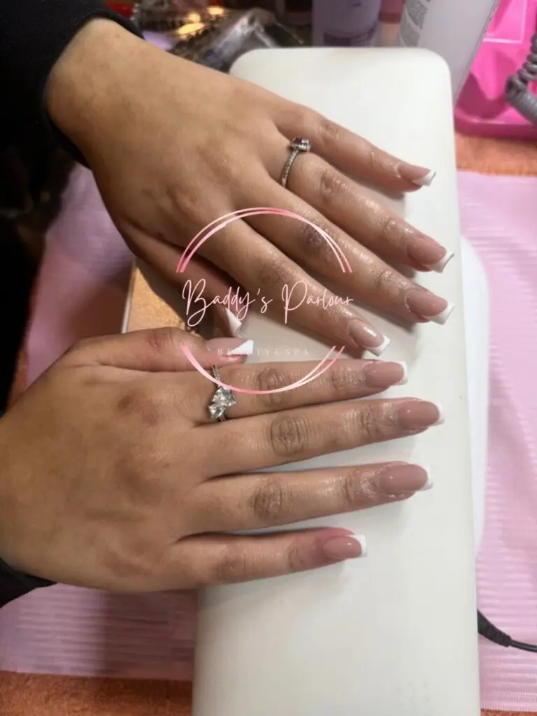 Manicure at Baddy's Parlour, Bolton